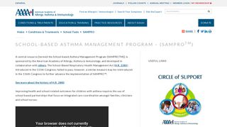 SAMPRO: a comprehensive asthma educational resource - AAAAI