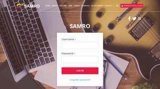 User account | SAMRO