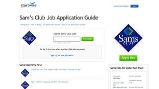 Job Applications | StartWireSam's Club Job Applications - How to Get ...