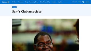 Sam's Club associate - Walmart Corporate