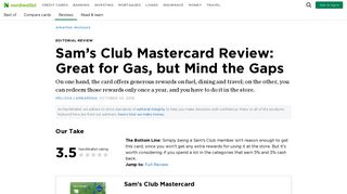 Sam's Club Mastercard Review: Great for Gas, but Mind the Gaps ...