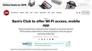 Sam's Club to offer Wi-Fi access, mobile app - CNET