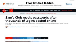Sam's Club resets passwords after thousands of logins posted online ...