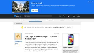 SOLVED: Can't sign in to Samsung account after factory reset ...
