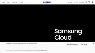 Samsung Cloud | Apps | Samsung UK