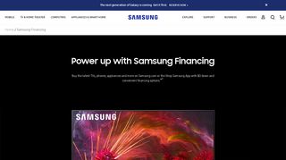 Samsung Financing: Pay Monthly for Your Phone, TV, Appliance ...