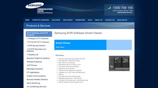 Samsung DVR Software Smart Viewer - Samsung Communications ...