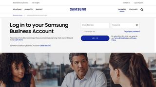 Samsung Business Account Login | Samsung Business