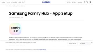 Samsung Family Hub - App Setup | Samsung Support CA