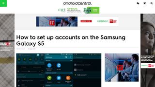 How to set up accounts on the Samsung Galaxy S5 | Android Central