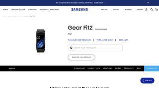 Gear Fit2 | Owner Information & Support | Samsung US