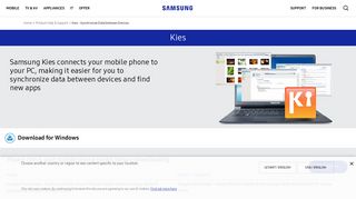 Kies - Synchronize Data between Devices | Samsung Support LEVANT
