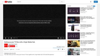 Setting up your TV Box with a Virgin Media Hub. - YouTube