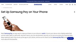 Set Up Samsung Pay on Your Phone