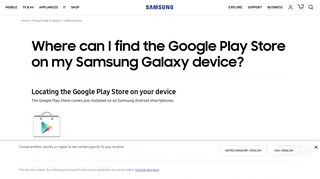 Where can I find the Google Play Store on my Samsung Galaxy device ...