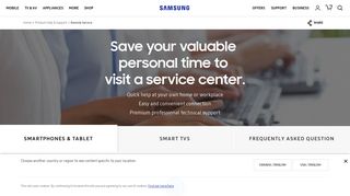 Remote Service | Samsung CA