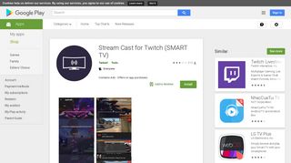 Stream Cast for Twitch (SMART TV) - Apps on Google Play