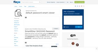 default password smart viewer Questions & Answers (with Pictures ...