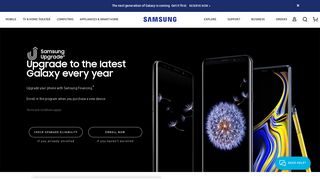 Samsung Phone Upgrade Program - Low Monthly Financing ...