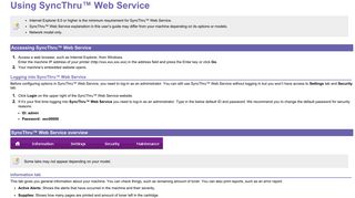 Using SyncThru™ Web Service