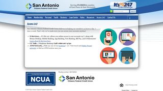 Access 247 | San Antonio Citizens Federal Credit Union