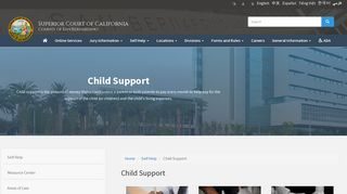 Child Support | Superior Court of California - San Bernardino Superior ...