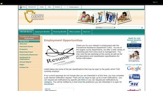 Employment Opportunities - Human Services - San Bernardino County