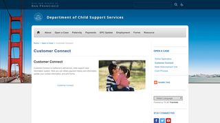 Customer Connect | Department of Child Support Services - sfgov