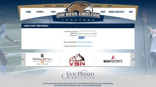 San Diego Christian College - Login to edit your Profile