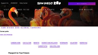Career Paths | San Diego Zoo