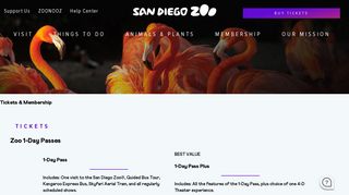 Tickets & Membership | San Diego Zoo