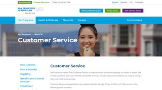 Customer Service - San Francisco Health Plan