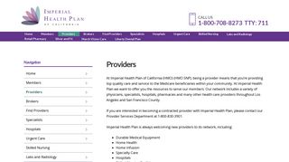 Providers - Imperial Health Plan