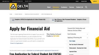 Apply for Financial Aid | San Joaquin Delta College