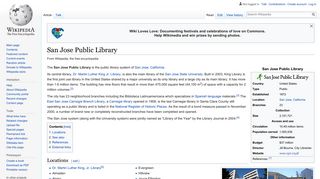San Jose Public Library - Wikipedia