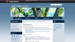 San Jose, CA - Official Website - Customer Service