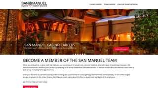 San Manuel Band of Mission Indians Careers - Jobvite