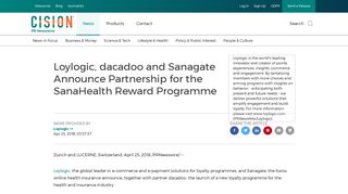 Loylogic, dacadoo and Sanagate Announce Partnership for the ...