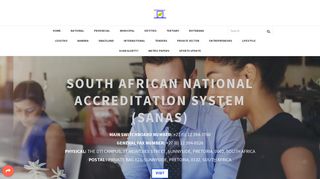 South African National Accreditation System (SANAS) - WWW ...