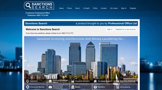 Sanctions Search