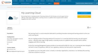 My Learning Cloud Company Info - eLearning Industry