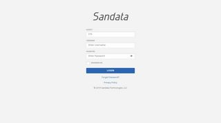 Login - Sandata Technologies