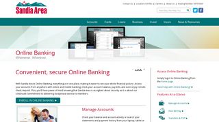 Online Banking - Sandia Area Federal Credit Union
