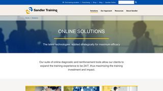 Online Training Solutions | Sandler Training