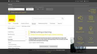 Metal cutting e-learning - Sandvik Coromant