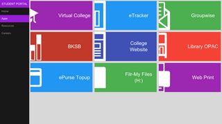 Apps - student portal