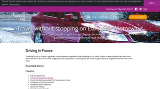 Travel without stopping on European Motorways | Drive on French ...