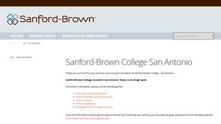 Medical, Web Design School San Antonio, TX | Sanford-Brown
