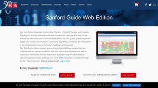 Sanford Guide Web Edition - Sanford Guide
