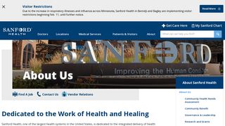 About Us | Sanford Health